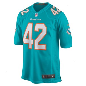 Clayton Fejedelem Miami Dolphins Nike Game Jersey - Aqua