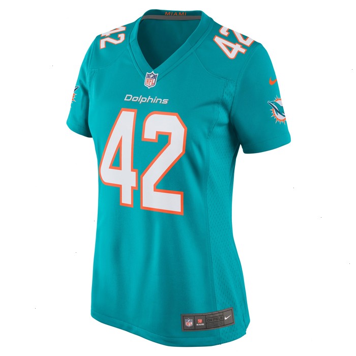 Clayton Fejedelem Miami Dolphins Nike Women's Game Jersey - Aqua