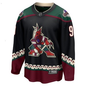 Clayton Keller Arizona Coyotes Fanatics Branded Home Premier Breakaway Player Jersey - Black