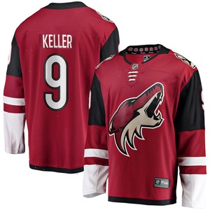 Clayton Keller Arizona Coyotes Fanatics Branded Home Premier Breakaway Player Jersey - Garnet