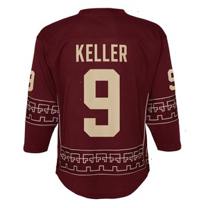 Clayton Keller Arizona Coyotes Youth Alternate 2022/23 Replica Player Jersey - Garnet