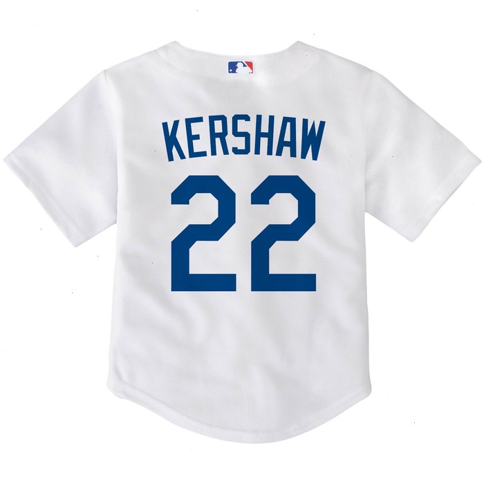 Clayton Kershaw Los Angeles Dodgers Nike Toddler Home Replica Player Jersey - White