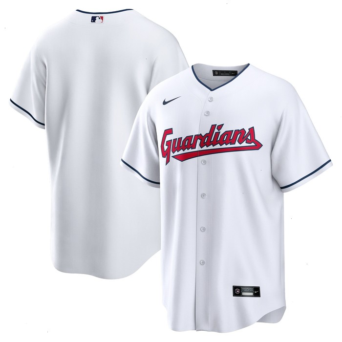 Cleveland Guardians Nike Home Blank Replica Jersey - White