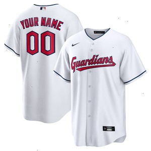 Cleveland Guardians Nike Replica Custom Jersey - White