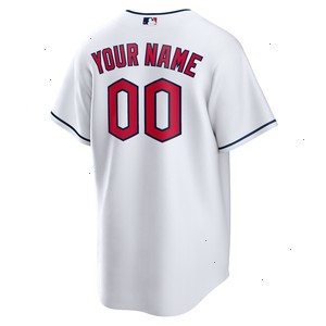 Cleveland Guardians Nike Replica Custom Jersey - White