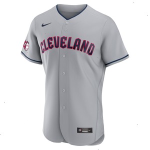 Cleveland Guardians Nike Road Authentic Team Jersey - Gray