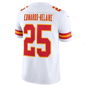 Clyde Edwards-Helaire Kansas City Chiefs Nike Vapor Limited Jersey - White