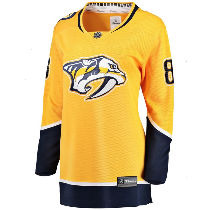 Cody Glass Nashville Predators Fanatics Branded Women's Home Breakaway Player Jersey - Gold