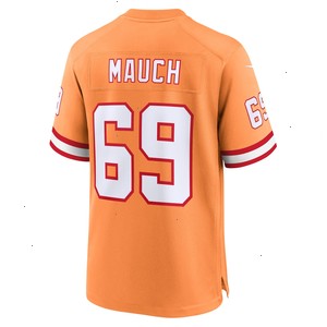 Cody Mauch Tampa Bay Buccaneers Nike Throwback Game Jersey - Orange