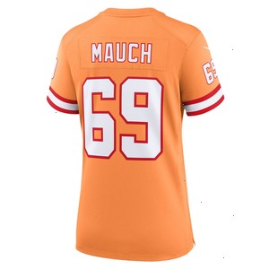 Cody Mauch Tampa Bay Buccaneers Nike Women's Throwback Game Jersey - Orange