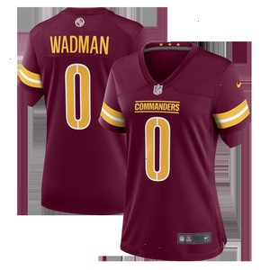 Colby Wadman Washington Commanders Nike Women's Game Jersey - Burgundy