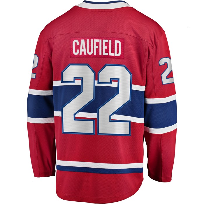 Cole Caufield Montreal Canadiens Fanatics Branded Home Premier Breakaway Player Jersey - Red