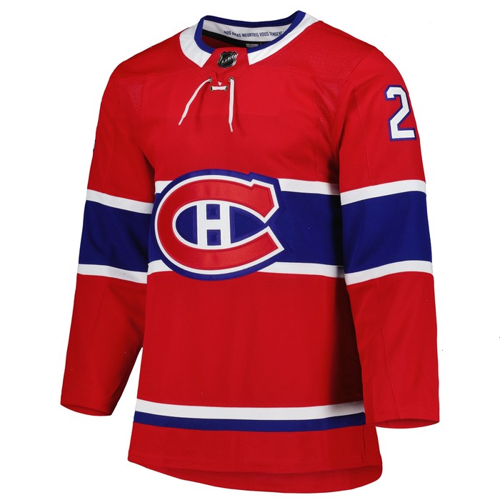 Cole Caufield Montreal Canadiens adidas Home Primegreen Authentic Pro Player Jersey - Red