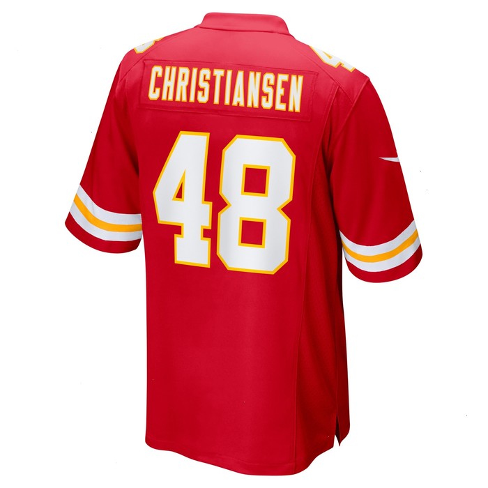 Cole Christiansen Kansas City Chiefs Nike Game Player Jersey - Red