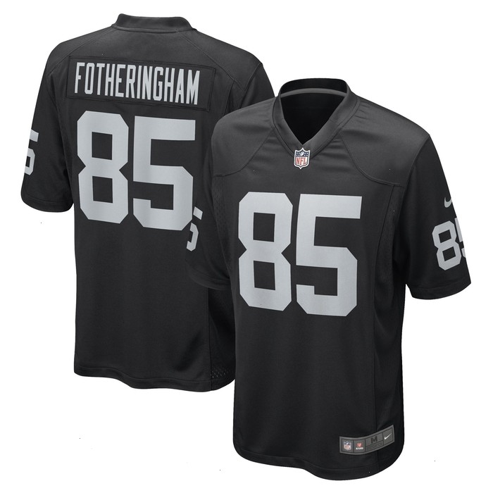 Cole Fotheringham Las Vegas Raiders Nike Game Player Jersey - Black