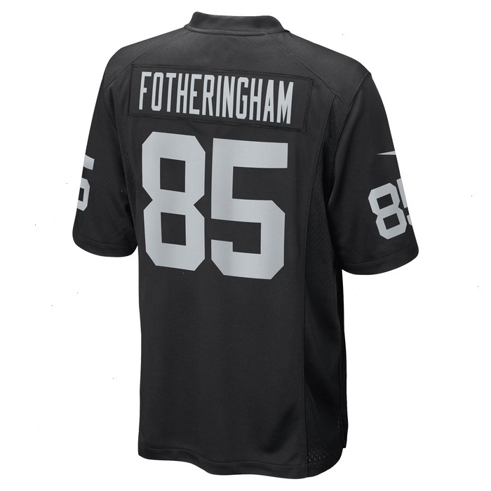 Cole Fotheringham Las Vegas Raiders Nike Game Player Jersey - Black