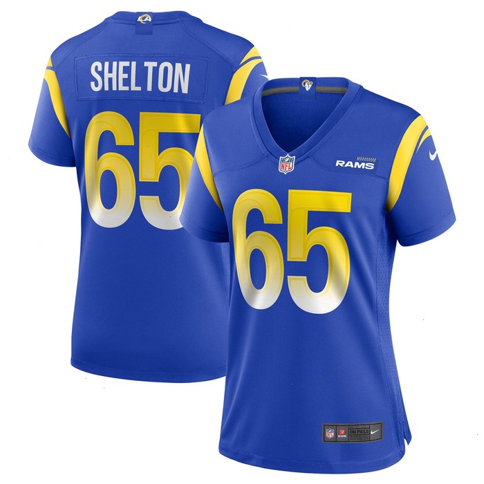 Coleman Shelton Los Angeles Rams Nike Women's Game Jersey - Royal