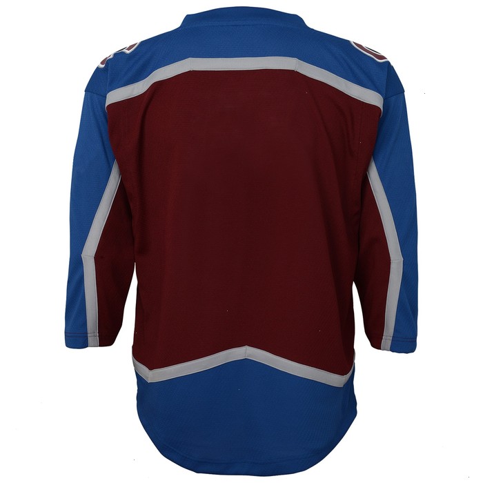 Colorado Avalanche Youth Home Blank Replica Jersey - Burgundy