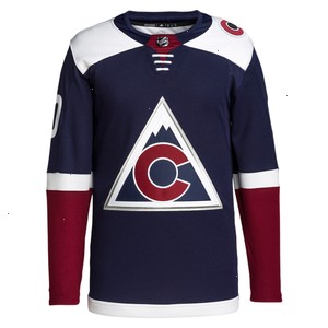 Colorado Avalanche adidas 2018/19 Alternate Primegreen Authentic Pro Custom Jersey - Navy