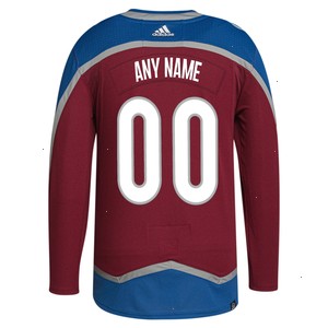 Colorado Avalanche adidas Home Primegreen Authentic Pro Custom Jersey - Burgundy