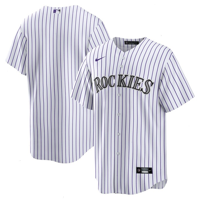 Colorado Rockies Nike Home Replica Team Jersey - White