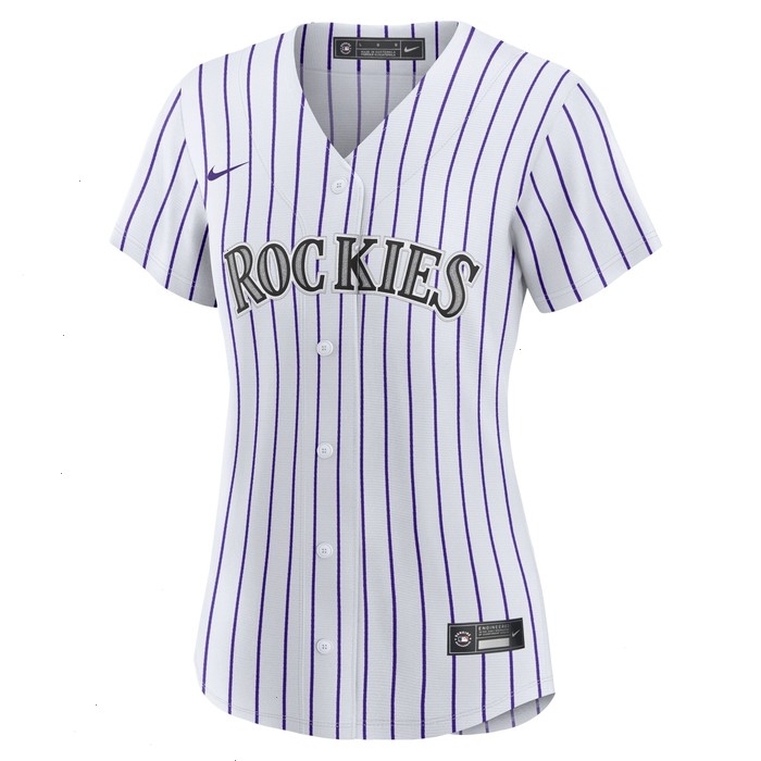 Colorado Rockies Nike Women's Home Blank Replica Jersey - White