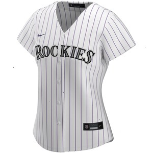 Colorado Rockies Nike Women's Home Replica Custom Jersey - White