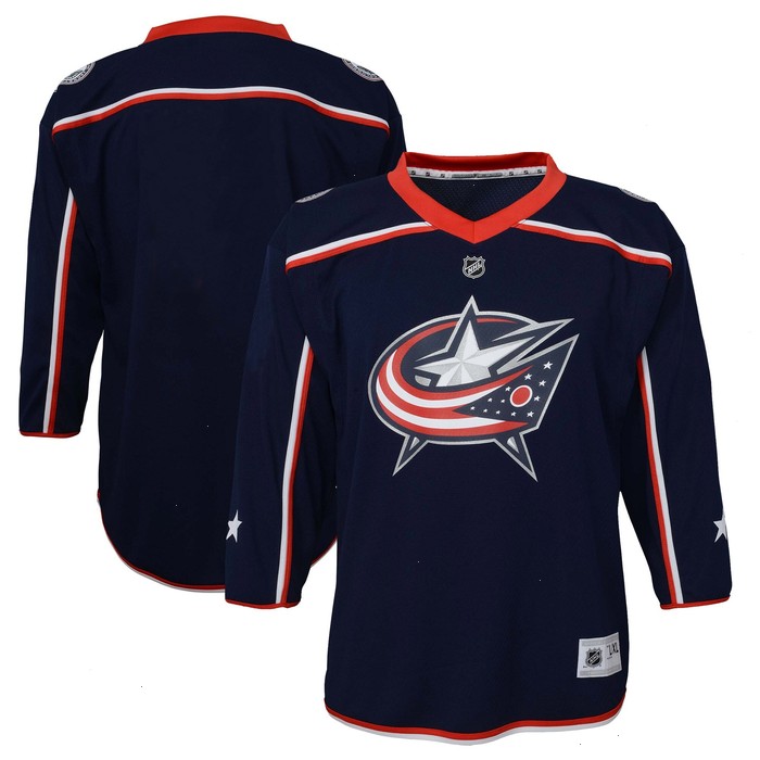 Columbus Blue Jackets Infant Home Replica Blank Jersey - Navy