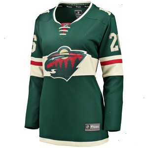 Connor Dewar Minnesota Wild Fanatics Branded Women's Home Breakaway Player Jersey - Green