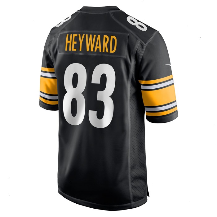 Connor Heyward Pittsburgh Steelers Nike Game Player Jersey - Black