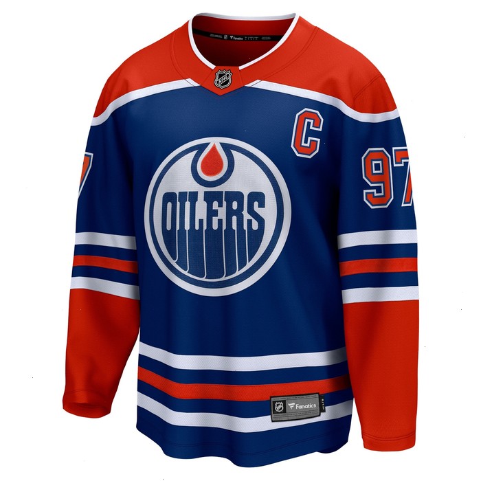 Connor McDavid Edmonton Oilers Fanatics Branded Home Premier Breakaway Player Jersey - Royal