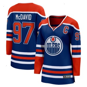 Connor McDavid Edmonton Oilers Fanatics Branded Women's Home Premier Breakaway Player Jersey - Royal