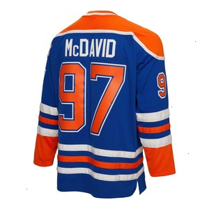 Connor McDavid Edmonton Oilers Mitchell & Ness 2015/16 Blue Line Player Jersey - Blue