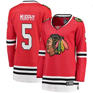 Connor Murphy Chicago Blackhawks Fanatics Branded Women's Breakaway Player Jersey - Red