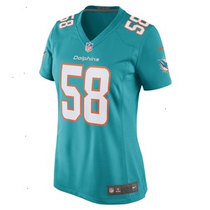 Connor Williams Miami Dolphins Nike Women's Game Player Jersey - Aqua