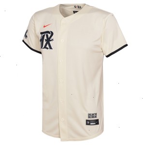 Corey Seager Texas Rangers Nike Preschool 2023 City Connect Replica Player Jersey - Cream