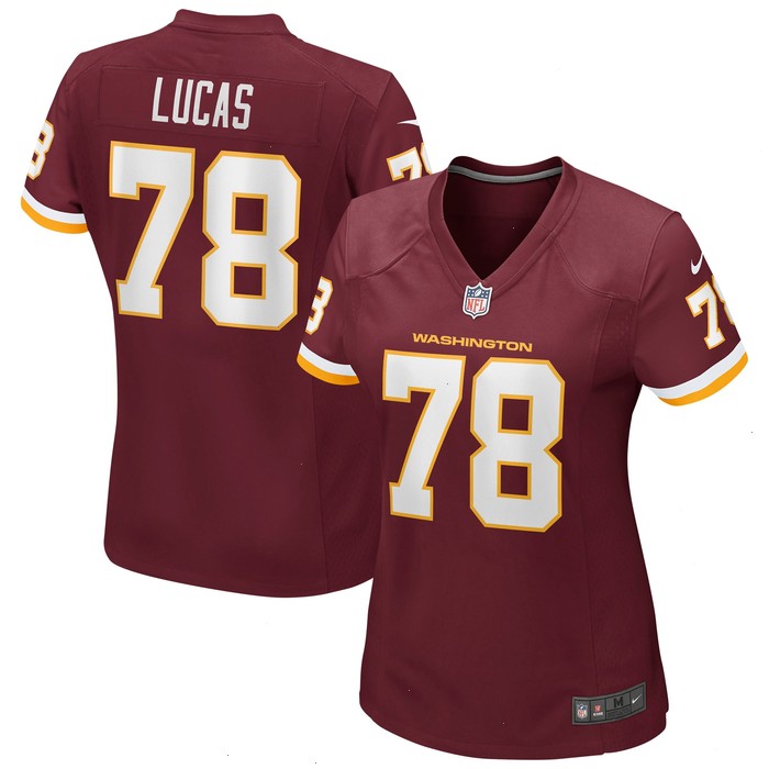 Cornelius Lucas Washington Football Team Nike Women's Game Player Jersey -Burgundy