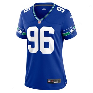 Cortez Kennedy Seattle Seahawks Nike Women's Throwback Player Game Jersey - Royal