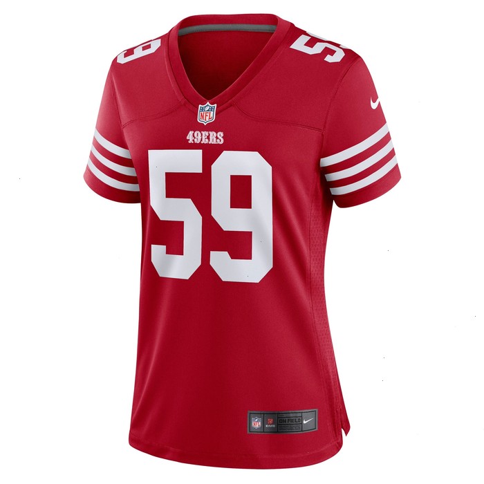 Curtis Robinson San Francisco 49ers Nike Women's Game Player Jersey - Scarlet