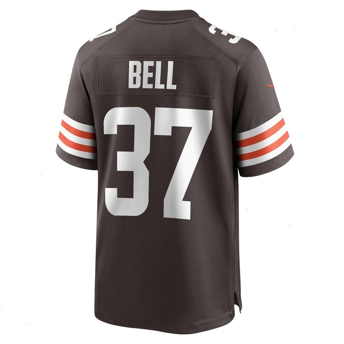 D'Anthony Bell Cleveland Browns Nike Game Player Jersey - Brown