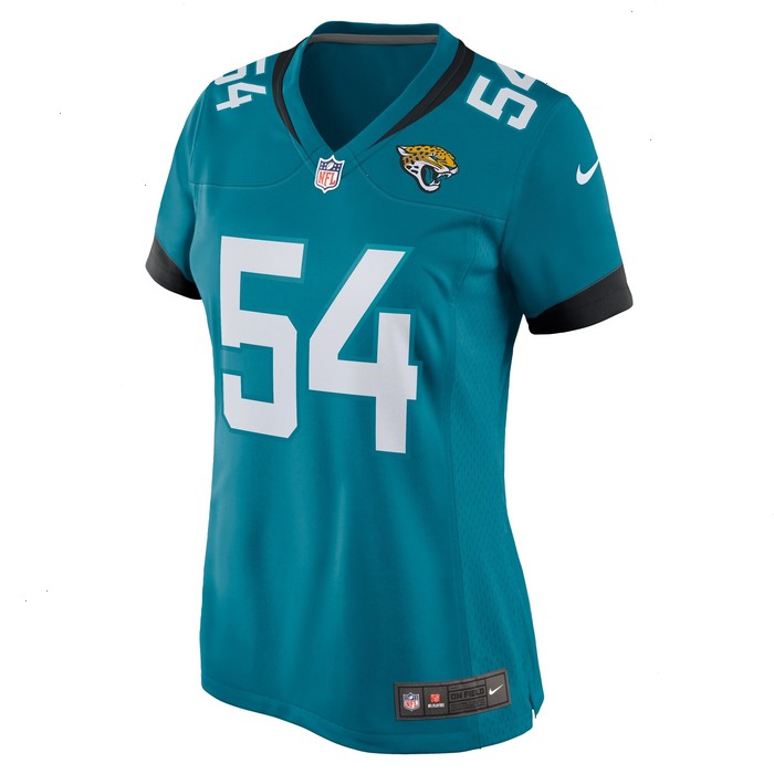 DJ Coleman Jacksonville Jaguars Nike Women's Game Jersey - Teal