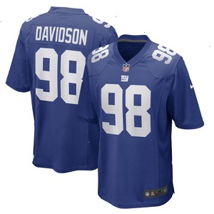 D.J. Davidson New York Giants Nike Game Player Jersey - Royal