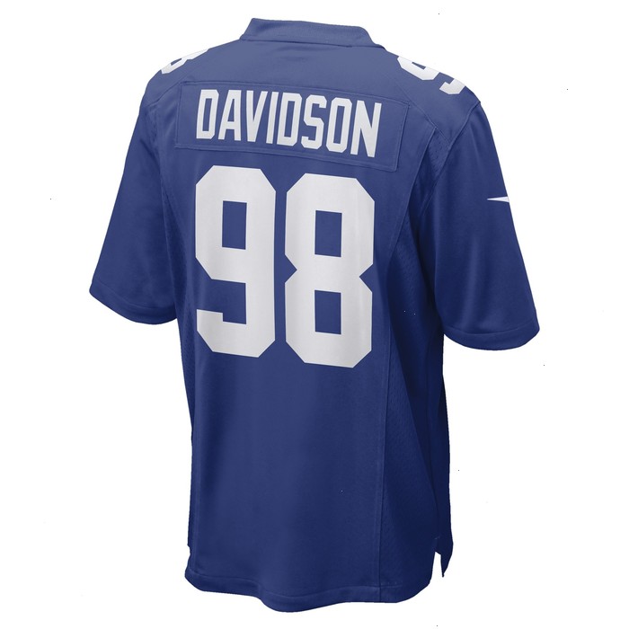 D.J. Davidson New York Giants Nike Game Player Jersey - Royal