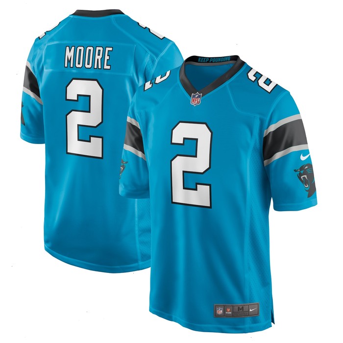 D.J. Moore Carolina Panthers Nike Game Jersey - Blue