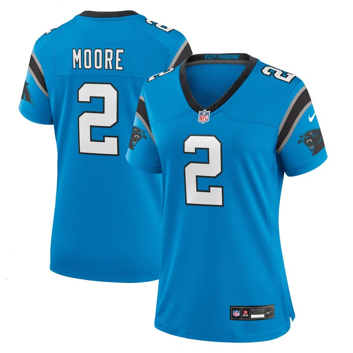 D.J. Moore Carolina Panthers Nike Women's Player Jersey - Blue