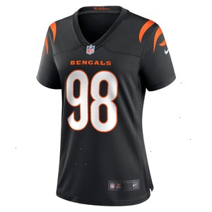 D.J. Reader Cincinnati Bengals Women's Nike Game Jersey - Black