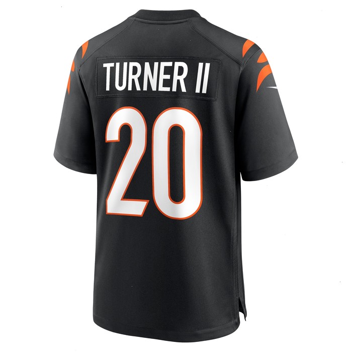 DJ Turner Cincinnati Bengals Nike Team Game Jersey - Black