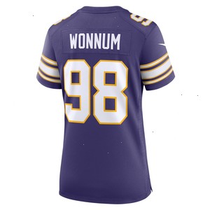 D.J. Wonnum Minnesota Vikings Nike Women's Classic Player Game Jersey - Purple