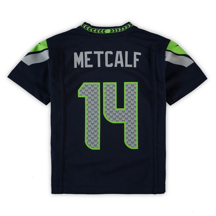 DK Metcalf Seattle Seahawks Nike Preschool Game Jersey - Navy