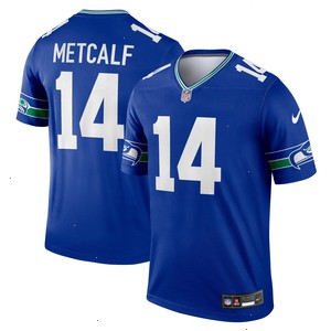 DK Metcalf Seattle Seahawks Nike Throwback Legend Player Jersey - Royal